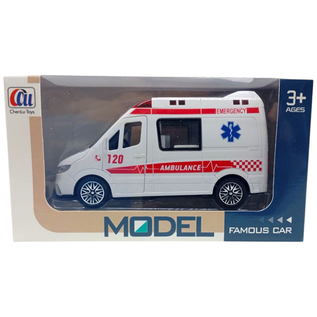 Автомодель инерционная Скорая помощь Газель (8801) Автомодель инерционная Скорая помощь Газель (8801)
