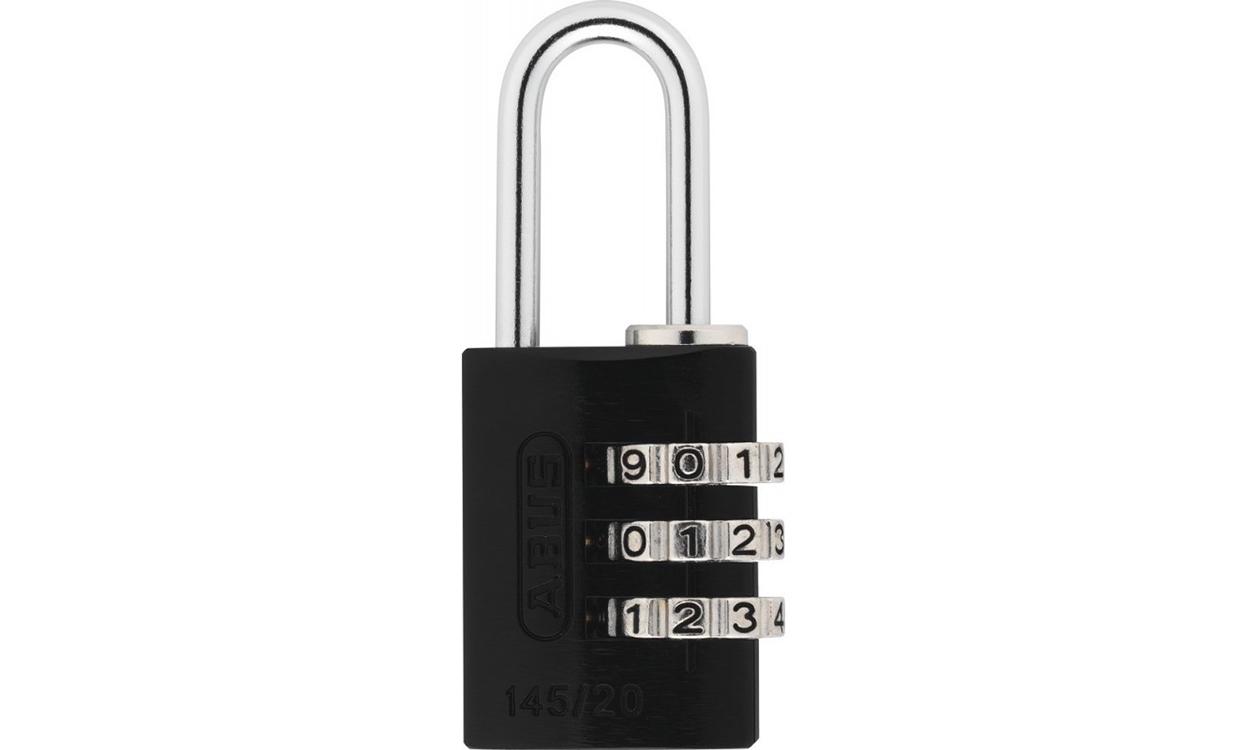 Замок навесной Abus 145/20 Combination Lock Черный - фото 1