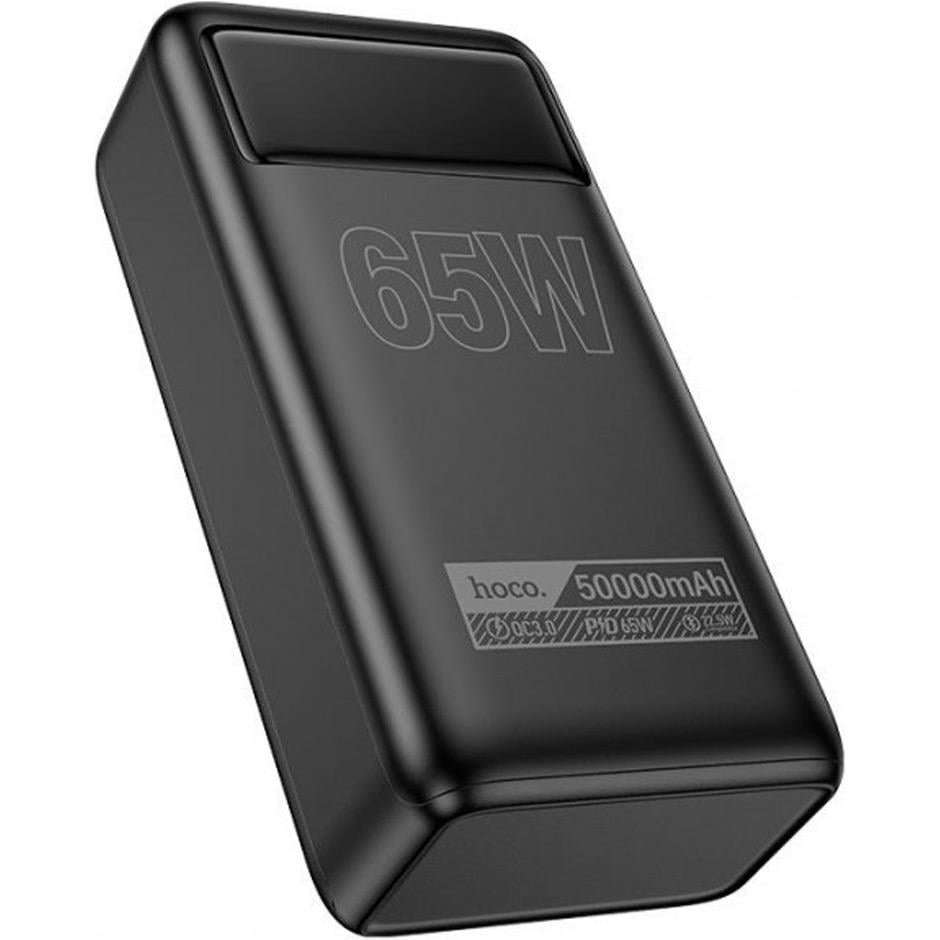 Зовнішній акумулятор Hoco DB81A Apollo 50000 mAh 65W Black - фото 2 Зовнішній акумулятор Hoco DB81A Apollo 50000 mAh 65W Black - фото 2