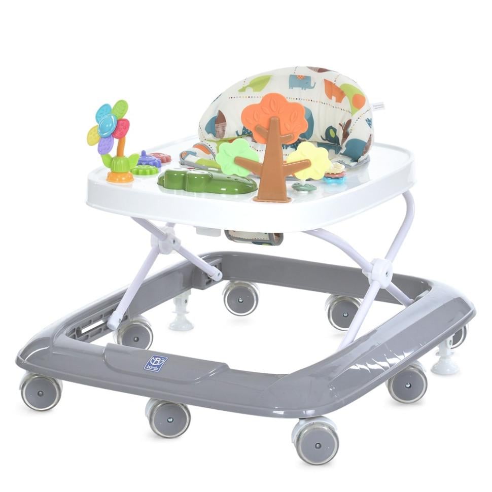 Ходунки Bambi до 15 кг материал комбинированный 68x56x56 см съемная панель Серый (KH-156-H-18)