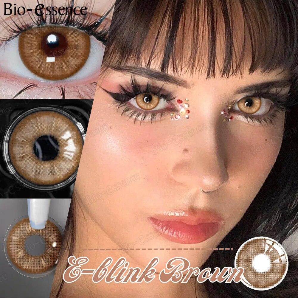Линзы цветные для глаз E-blink Brown (1994064968) - фото 7