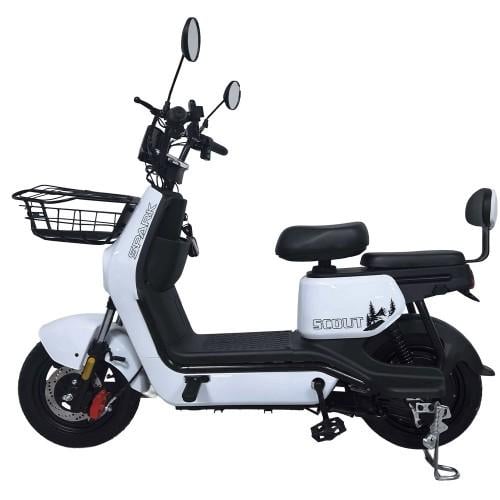 Велосипед с электромотором Spark SCOUT 14" 60V 1000W 25 Ah Белый (000248009)