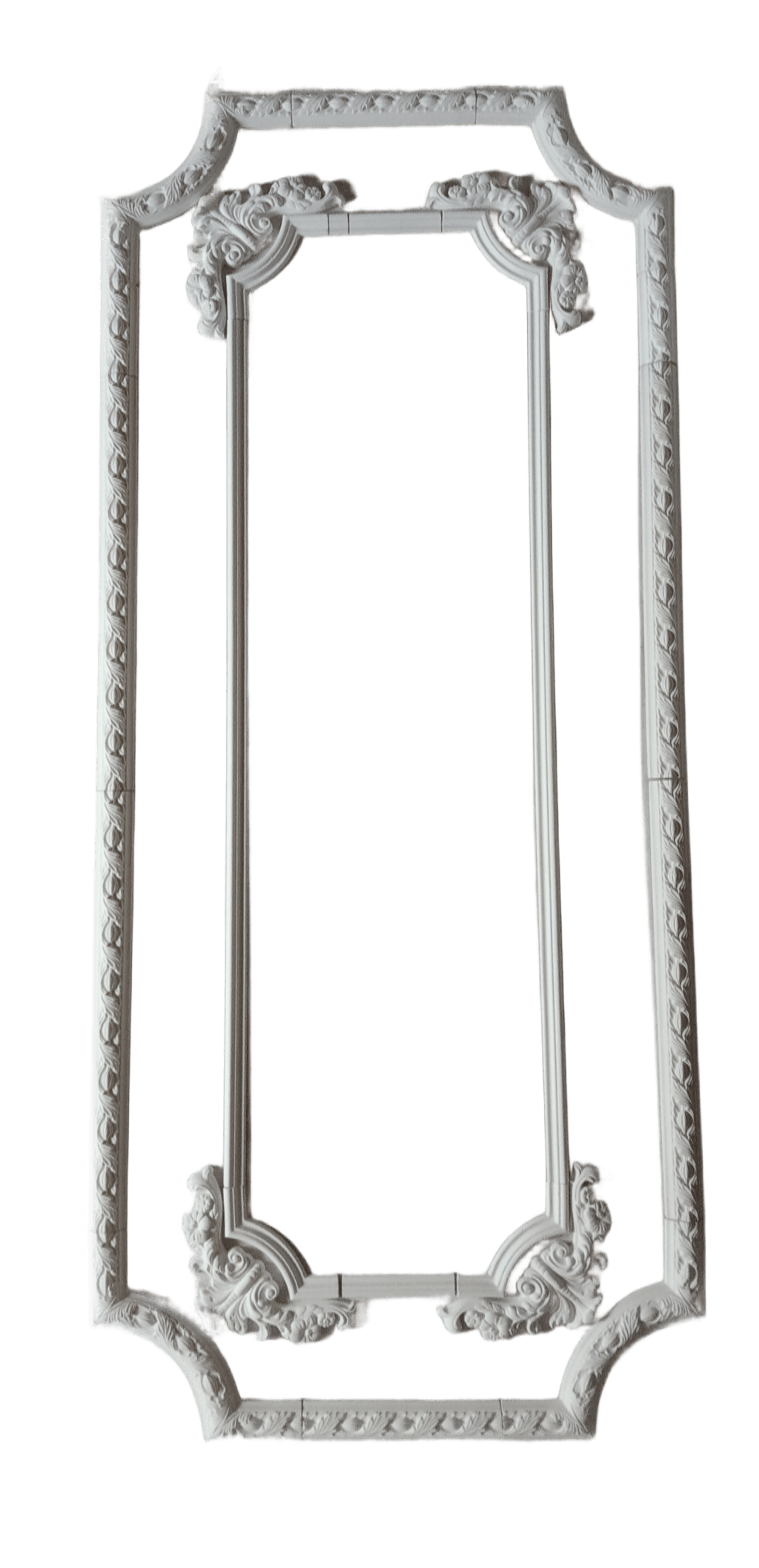 Рамка декоративная двойная гипсовая 1520/720 мм (29294740)