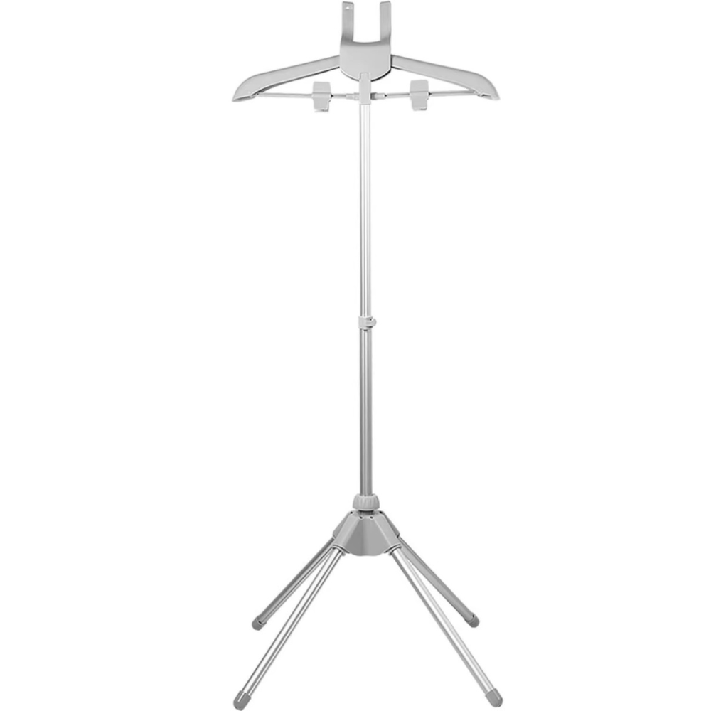 Стійка для відпарювача одягу телескопічна для парового прасування речей висувна 85-160 см Cірий