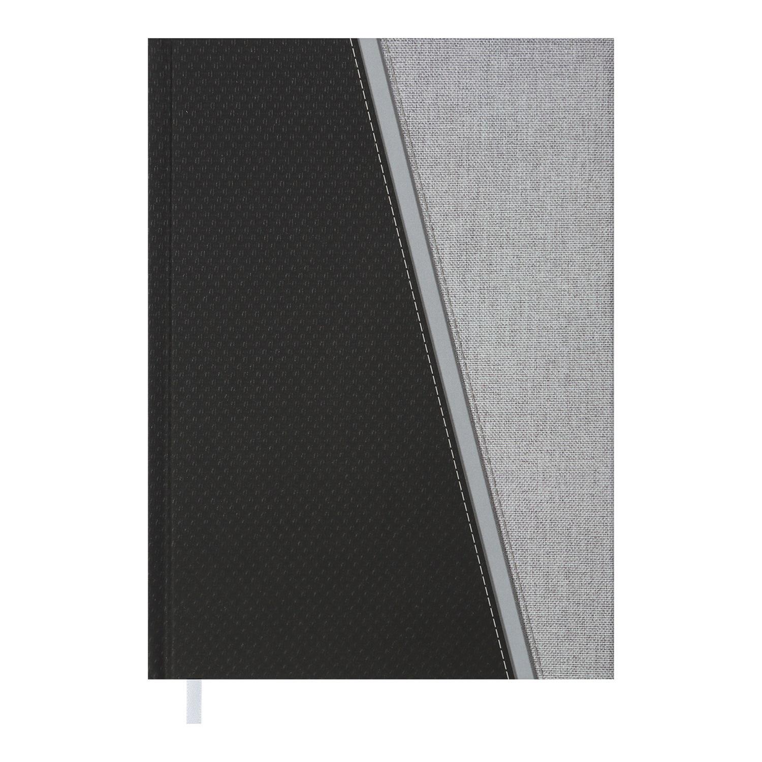 Ежедневник недатированный Buromax Solid A5 288 стр. линия Черный (BM.2061-01)