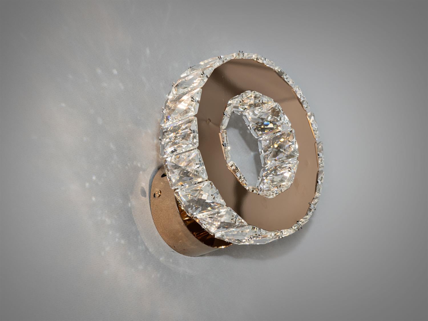 Светильник настенный хрустальный LED 6W 3200-6000К Золотой