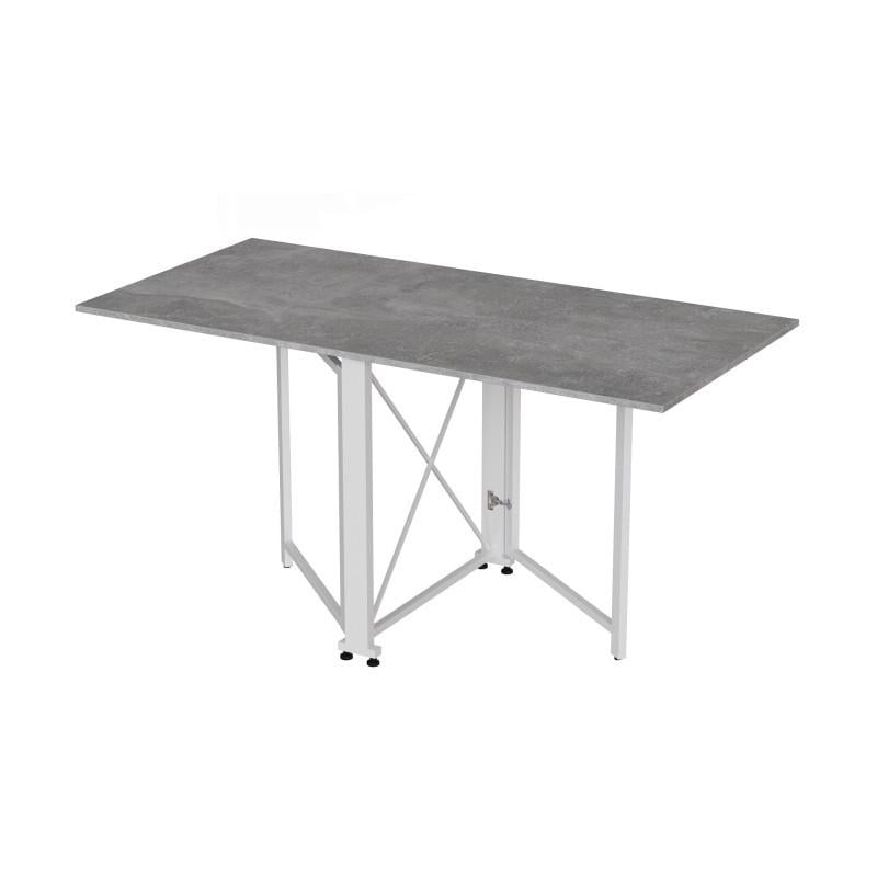 Стол-книга трансформер Ferrum-decor Orion 2 металл/ДСП Белый/Бетон (FRD-104596)