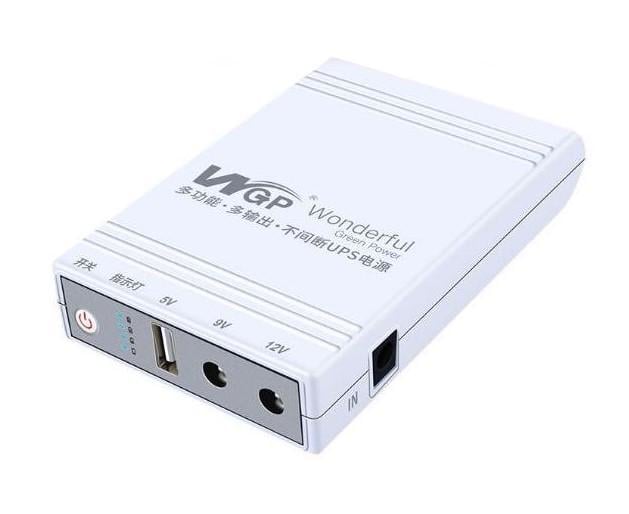 Безперебійне живлення для роутеру/джипону UPS WGP mini 5 V/9 V/12 V 8800 mAh