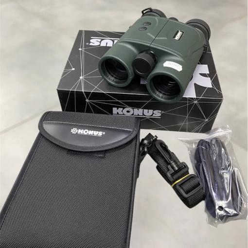 Бинокль Konus KONUSRANGE-2 с лазерным дальномером 10x42 1200 м (241967_militar5) - фото 4 Бинокль Konus KONUSRANGE-2 с лазерным дальномером 10x42 1200 м (241967_militar5) - фото 4