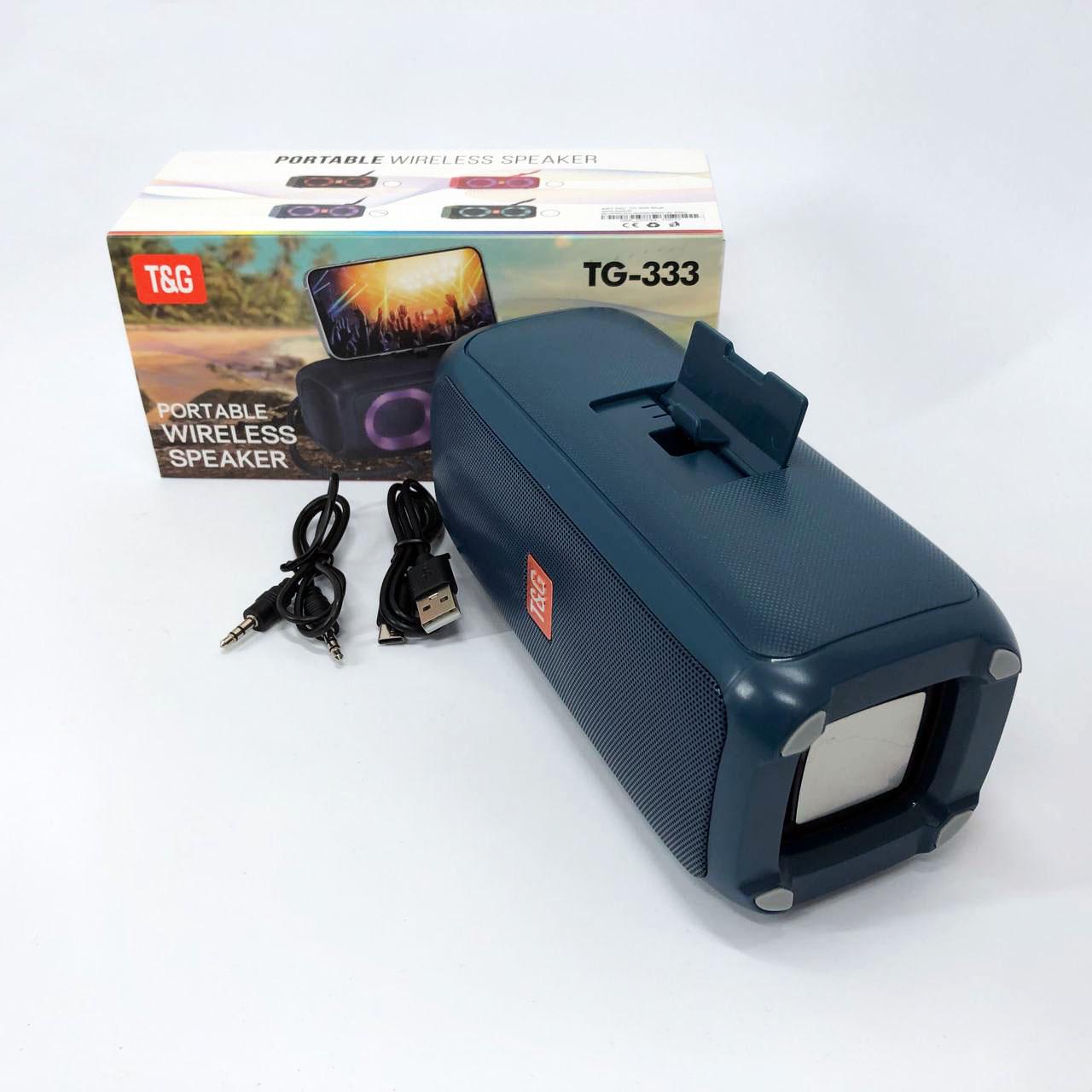 Портативна колонка TG333 2x5W з RGB підсвічуванням - фото 11