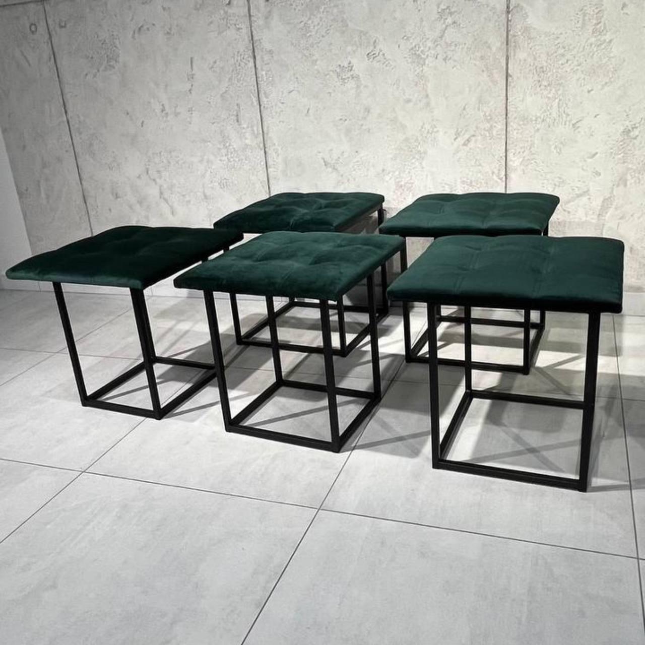 Пуф-трансформер велюровий 5в1 м'який Зелений (000088975) - фото 6 Пуф-трансформер велюровий 5в1 м'який Зелений (000088975) - фото 6