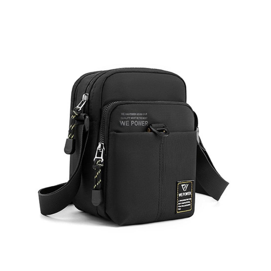 Мужская сумка через плечо Royal Bag AT08-5810A Черный (6918)