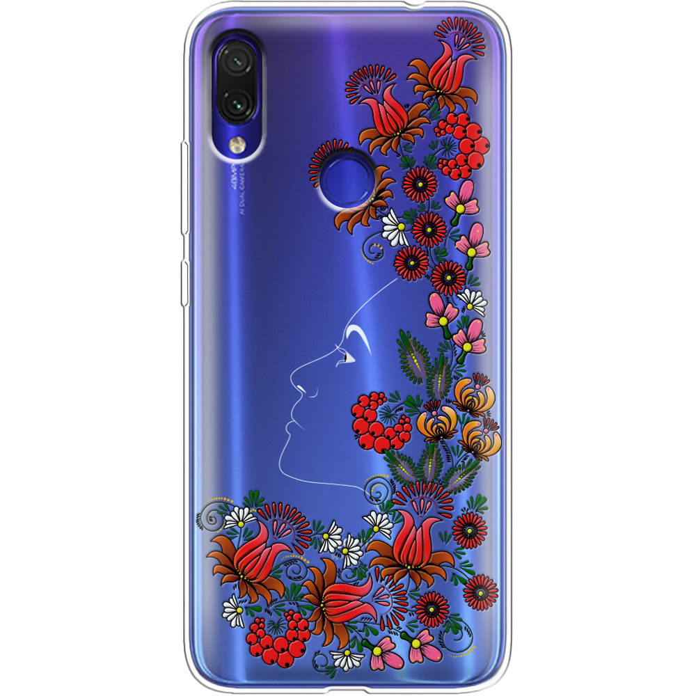 Чехол Boxface Xiaomi Redmi Note 7 3D Ukrainian Muse Прозрачный силикон (36202-bk64-36202)