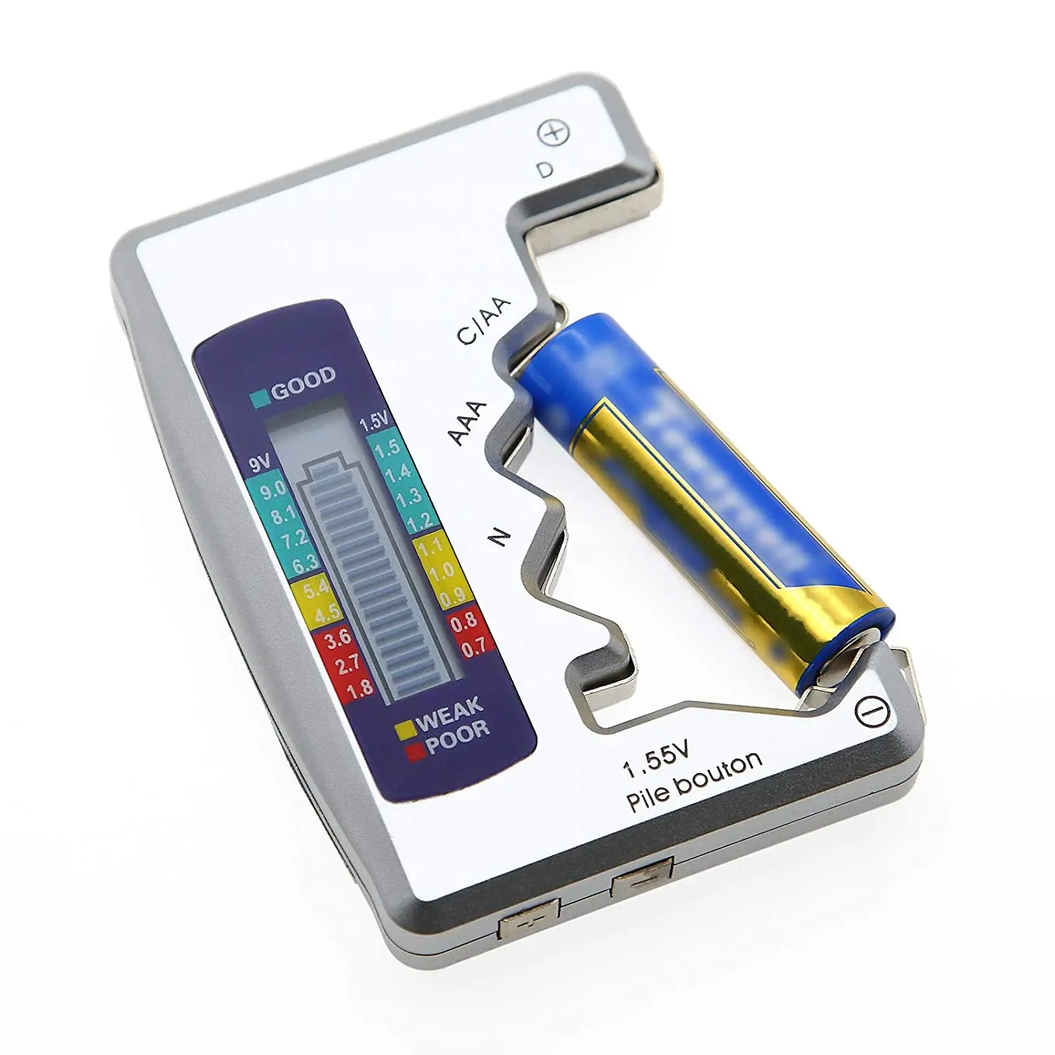 Прибор для измерения заряда батареи с цифровым дисплеем Белый (13081693) - фото 3 Прибор для измерения заряда батареи с цифровым дисплеем Белый (13081693) - фото 3