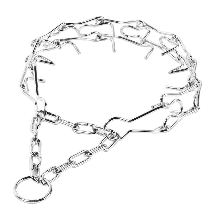 Ошейник строгий Collar проволочный хромированный S 20 мм 48 см Silver (6225) - фото 2 Ошейник строгий Collar проволочный хромированный S 20 мм 48 см Silver (6225) - фото 2