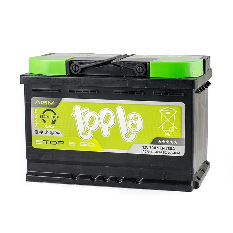 Акумулятор Topla AGM 70 Ah/12 V - + (114070 / L3AGM)