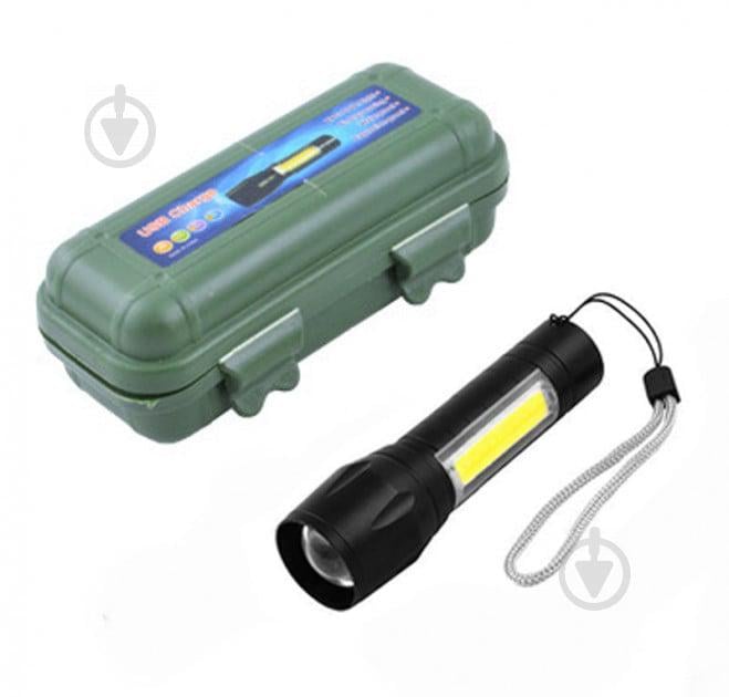 Фонарь Bailong BL-511 на аккумуляторе с COB ZOOM USB в кейсе (283968543)