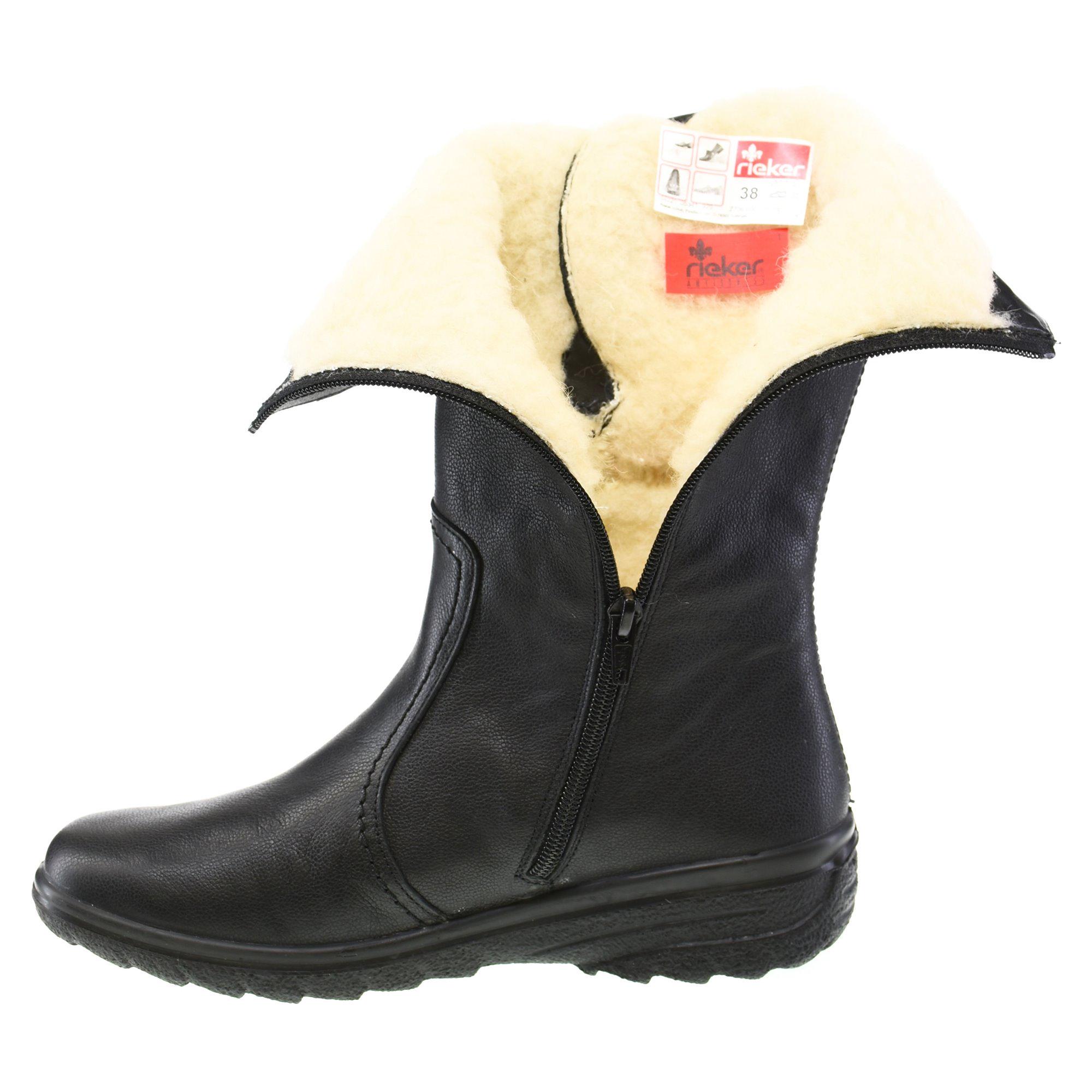 Чоботи жіночі зимові Rieker р. 38 Чорний (012548-38) - фото 6 Чоботи жіночі зимові Rieker р. 38 Чорний (012548-38) - фото 6
