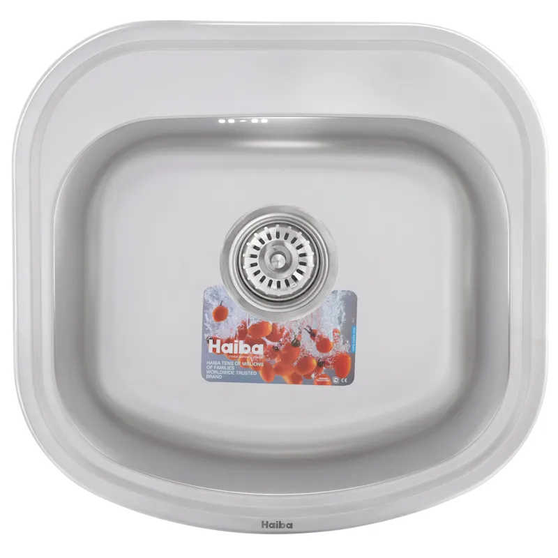 Мойка для кухни Haiba Satin прямоугольная нержавеющая сталь 490x470 мм (HB0537) Мойка для кухни Haiba Satin прямоугольная нержавеющая сталь 490x470 мм (HB0537)