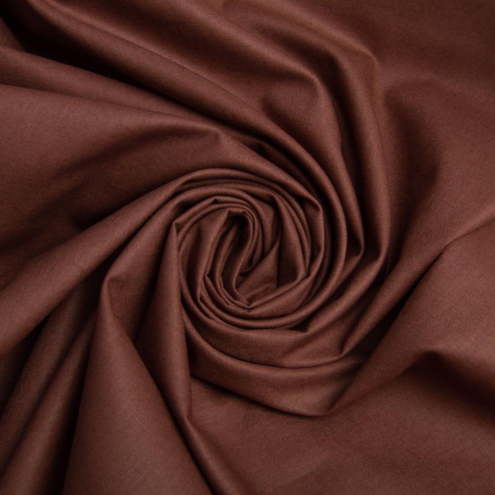 Ткань бязь ранфорс для постельного белья V-27 2,4 м Шоколад (2301346261)