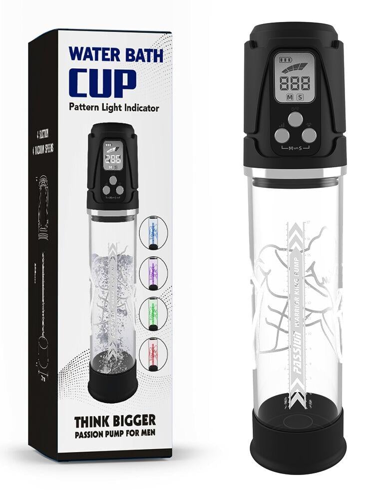 Помпа автоматическая вакуумная CANWIN Water Batch Cup LCD P419AU USB водонепроницаемая 20 см (36947620)