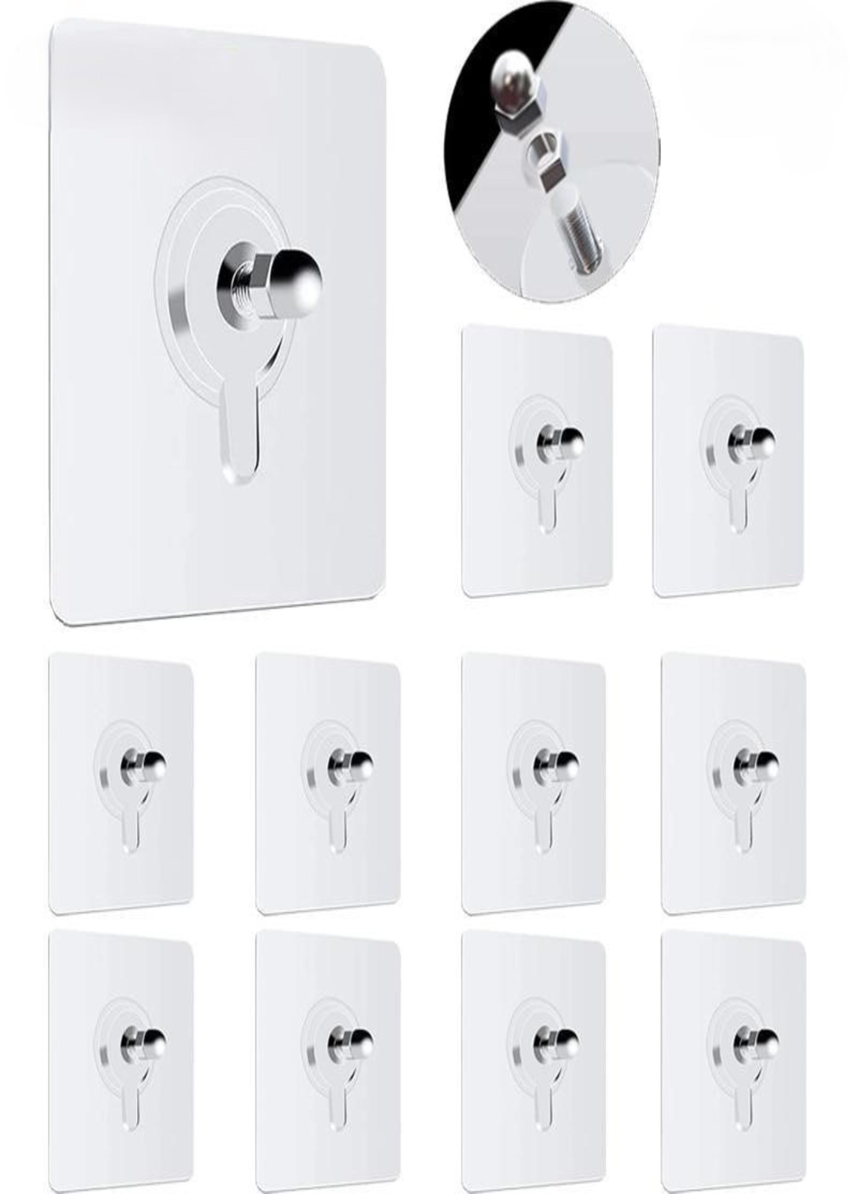 Держатель универсальный без сверления стенок на липучке 8 мм 10 шт. - фото 2