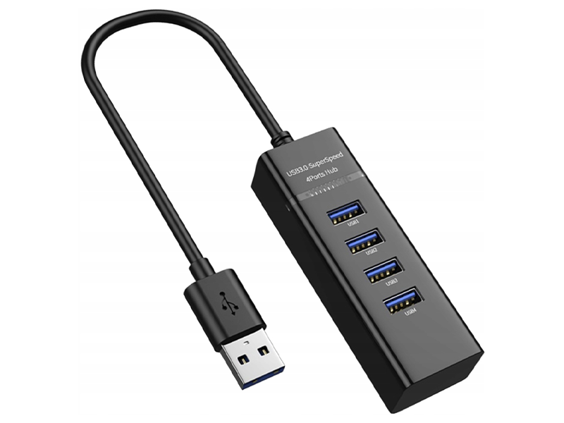 USB-хаб на 4 порта USB 3.0 с подсветкой (65882804)
