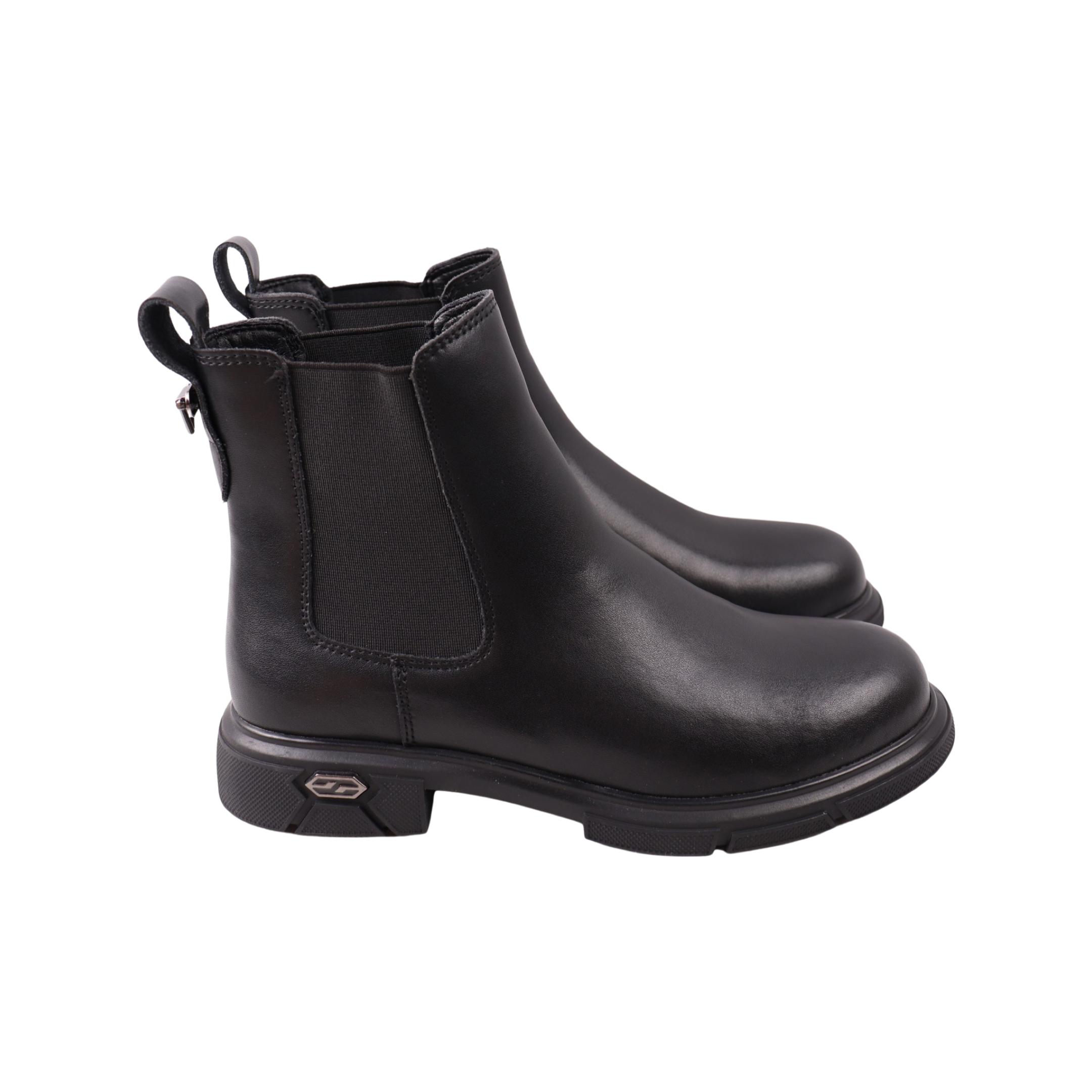 Ботинки женские Renzoni натуральная кожа р. 39 Черный (1018-23DHC)