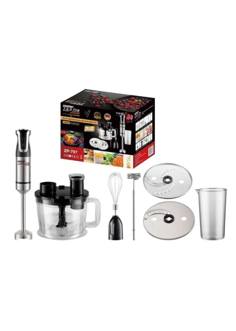 Блендер Zepline ZP797 с сменными насадками 1500 Вт (28342951)