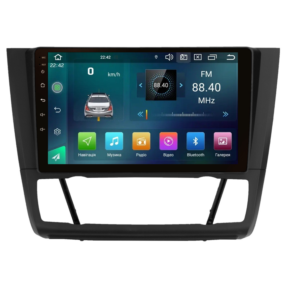 Магнитола штатная CYCLONE C9 CPL GSM Carplay 2/32 GB 4G для BMW 1 Series 2007-2011 г. climat (AR-80935)