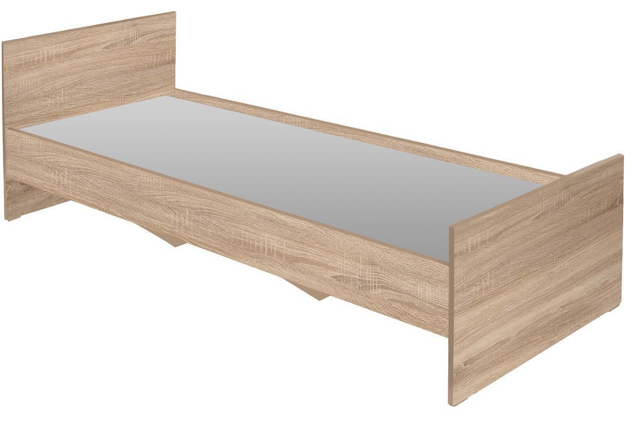 Ліжко односпальне МАКСІ-МЕблі Бюджет плюс 1900х700 Дуб сонома (9726)