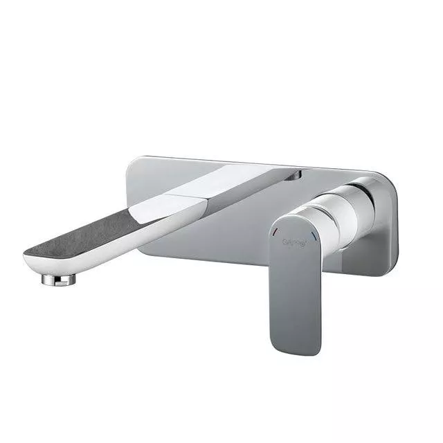 Смеситель для умывальника Gappo G1048-22 Белый/Хром