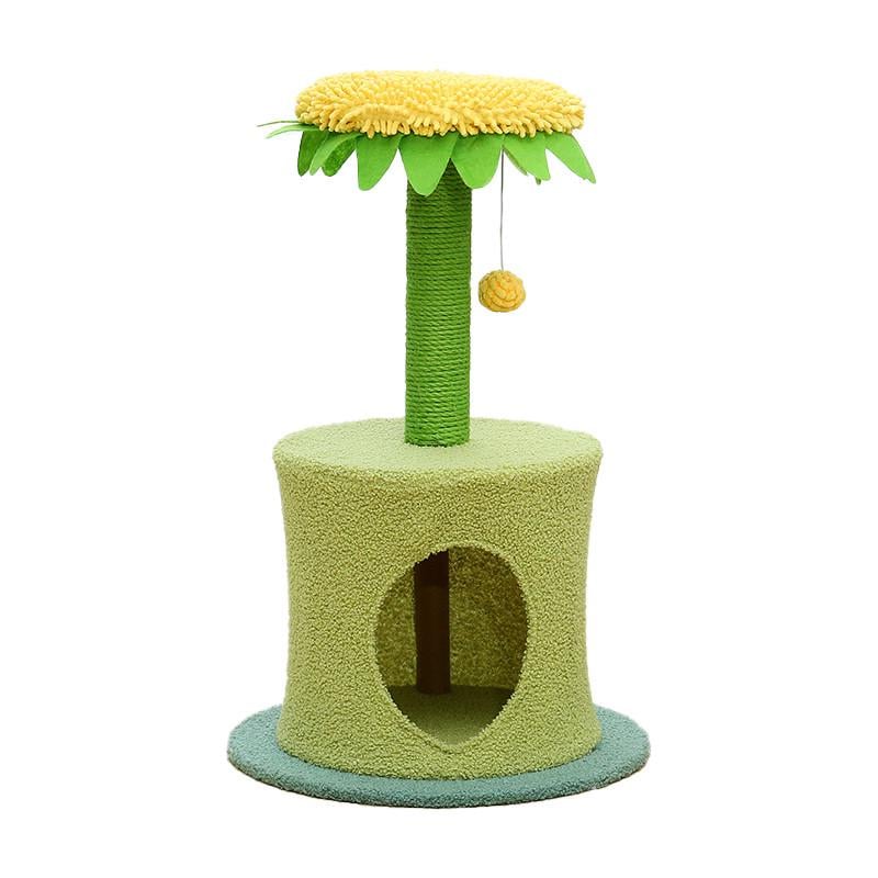 Когтеточка-домик для кота Hoopet 21T0094MN0044 Sunflower 70x45 см Когтеточка-домик для кота Hoopet 21T0094MN0044 Sunflower 70x45 см