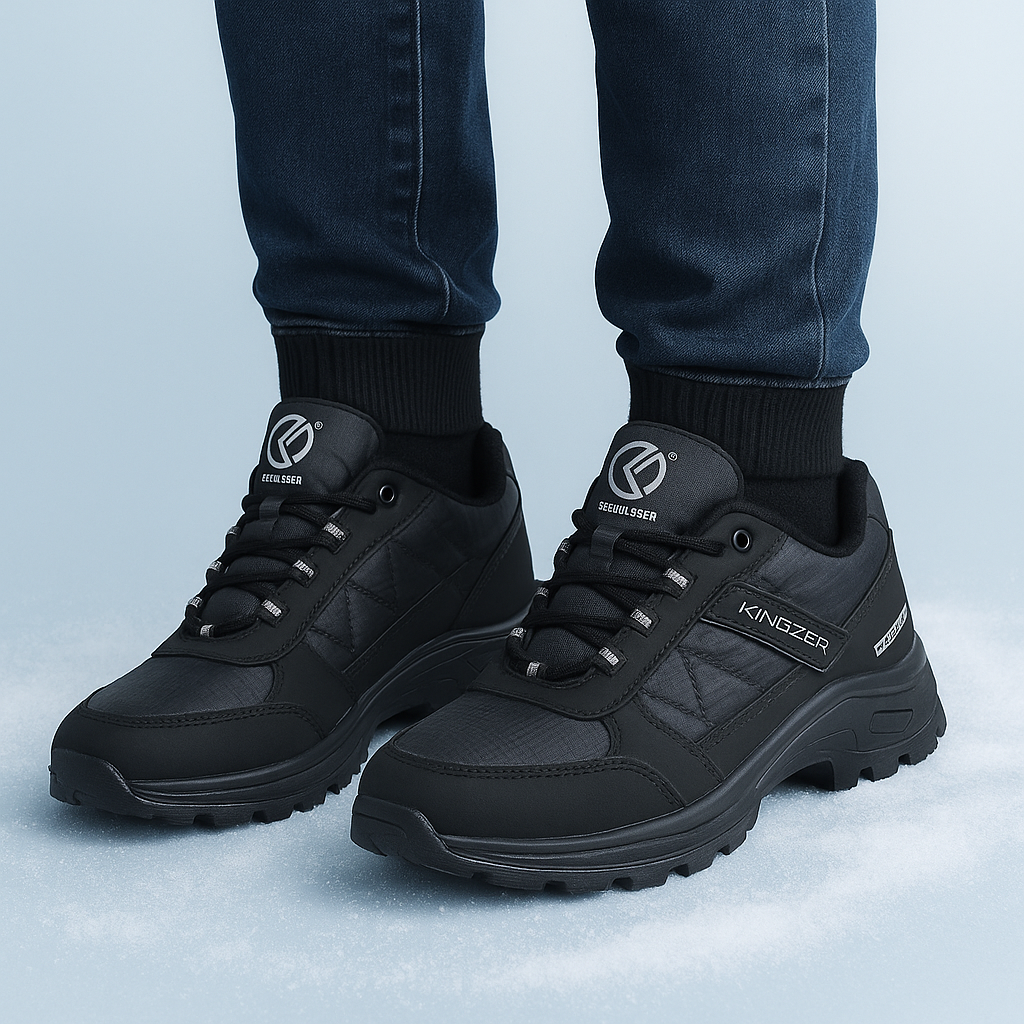 Кроссовки мужские зимние Kindzer К-88 на флисовой подкладке р. 44 Черный (8844) - фото 8 Кроссовки мужские зимние Kindzer К-88 на флисовой подкладке р. 44 Черный (8844) - фото 8