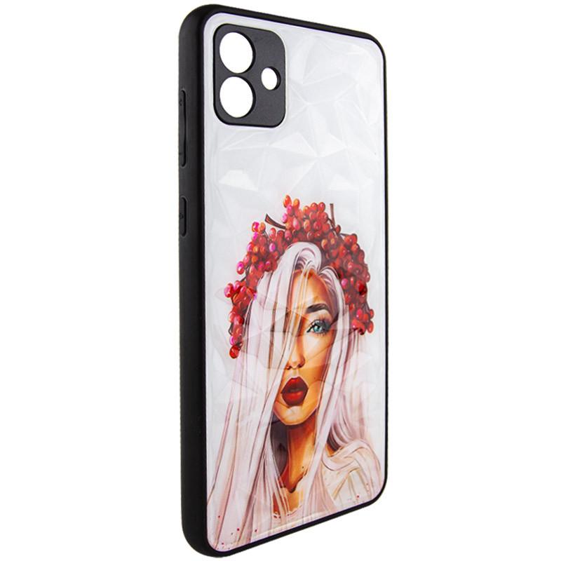 Протиударний TPU+PC чохол Prisma Ladies для Samsung Galaxy A05 Ukrainian Girl