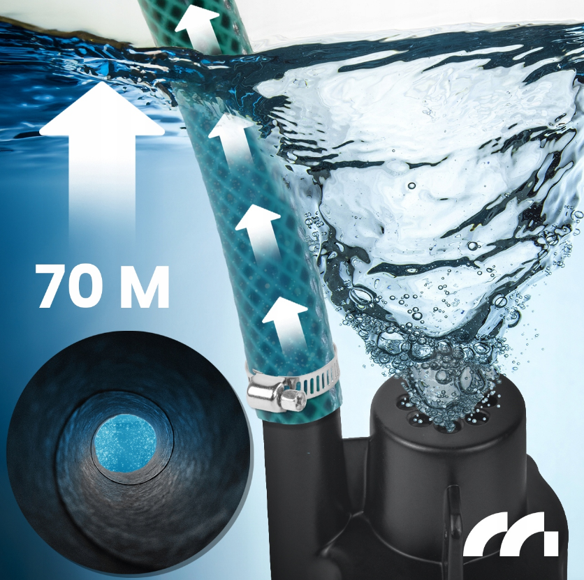 Дренажний насос для чистої води MalTec 480 Вт 1080 л/год - фото 9 Дренажний насос для чистої води MalTec 480 Вт 1080 л/год - фото 9