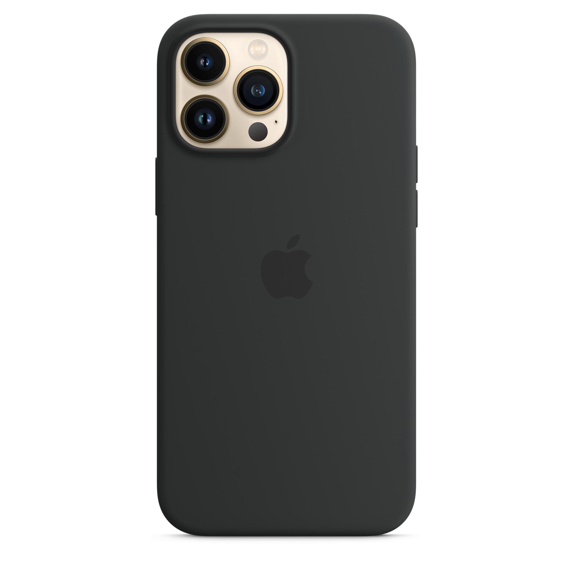 Чехол силиконовый оригинальный Silicone Case MM2U3ZE/A MagSafe для Apple Iphone 13 Pro Max Midnight (11774125) - фото 7