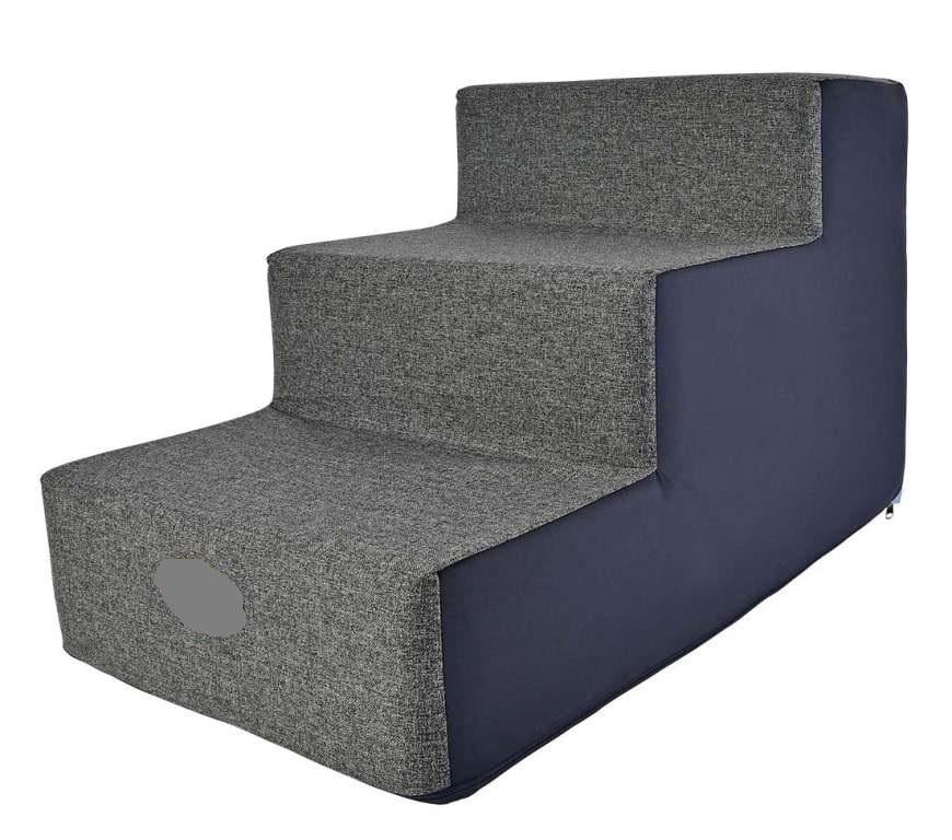 Лесенка для собак 36х35х50 см Серый