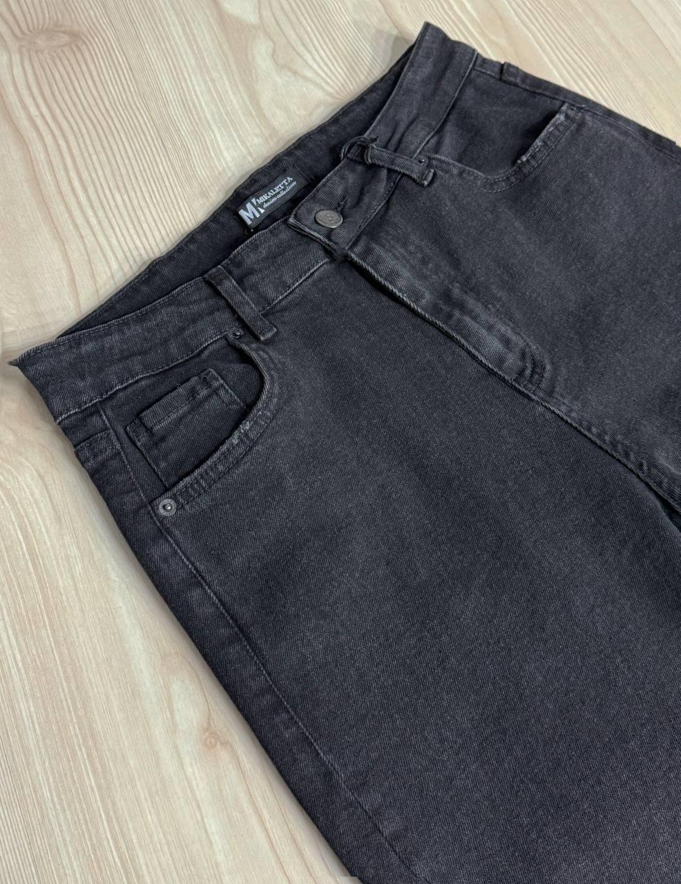 Джинси жіночі Mikaletta 13129 МОМ банани батал великі розміри р. 34 Чорний (5202) - фото 7 Джинси жіночі Mikaletta 13129 МОМ банани батал великі розміри р. 34 Чорний (5202) - фото 7