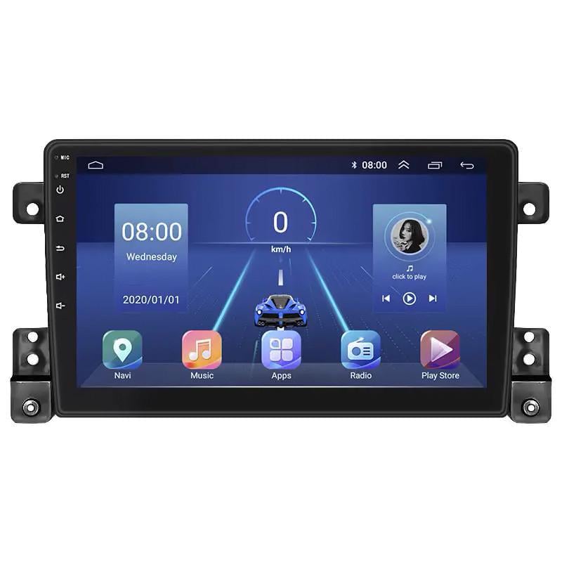 Автомагнитола штатная Lesko для Suzuki Grand Vitara III 2005-2008 9" 6/128Gb 4G Wi-Fi GPS Top MOB