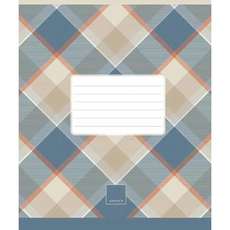 Шкільний зошит Plaid pattern 018-3345L-2 в лінію 18 аркушів (RLT43241)