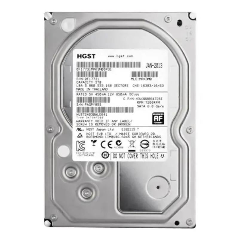 Жорсткий диск Hitachi Deskstar HDD 3,5" SATA 2Tb 7K3000 7,2K 6G 7200rpm/64MB (HUA723020ALA640)