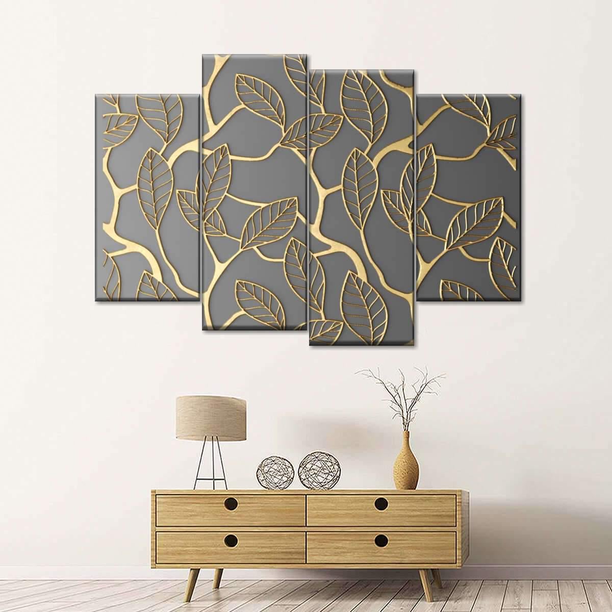 Модульная картина KIL Art Дерево жизни из четырех частей 89x56 см (M4_M_5)