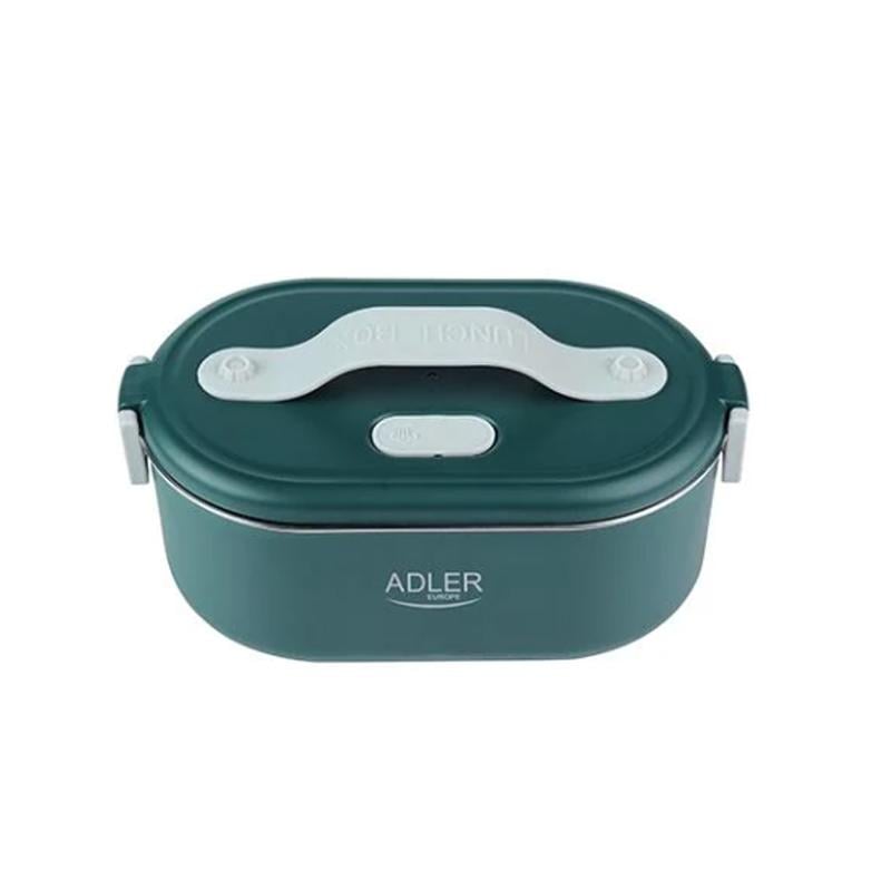 Ланч бокс с подогревом Adler AD 4505 55 Вт электрический металлический 0,8 л Green - фото 1