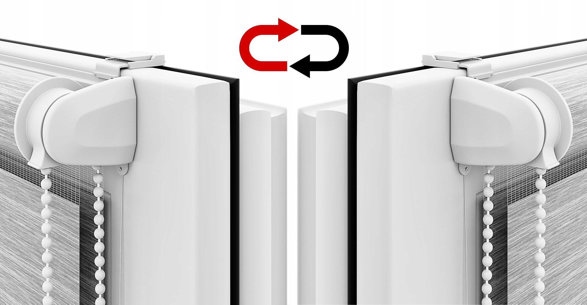 Ролета день-ночь TyulPan с нижним фиксатором 45x170 см Белый (24320666) - фото 11