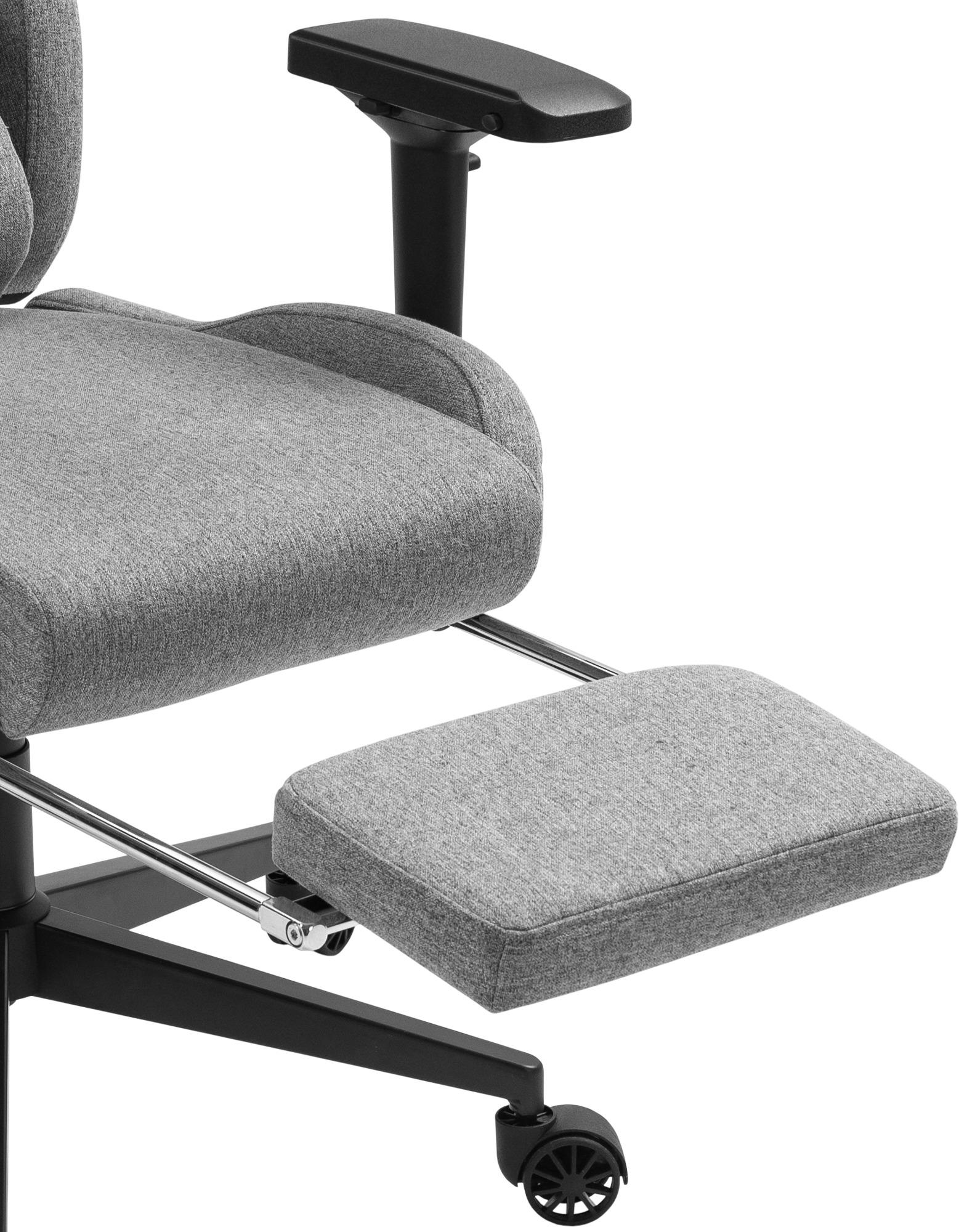 Крісло геймерське GT Racer X-2305 Fabric Grey - фото 9