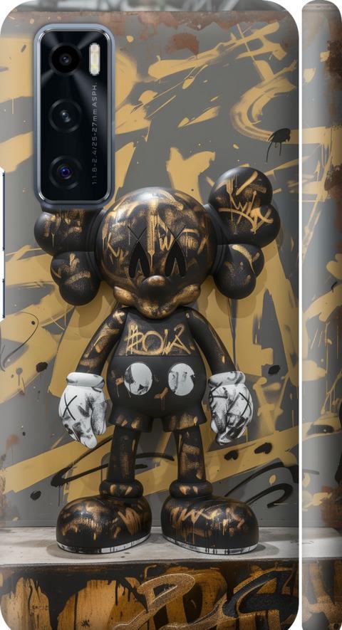 Чехол на Vivo V20 SE Bronze kaws (6097m-2128-42517)