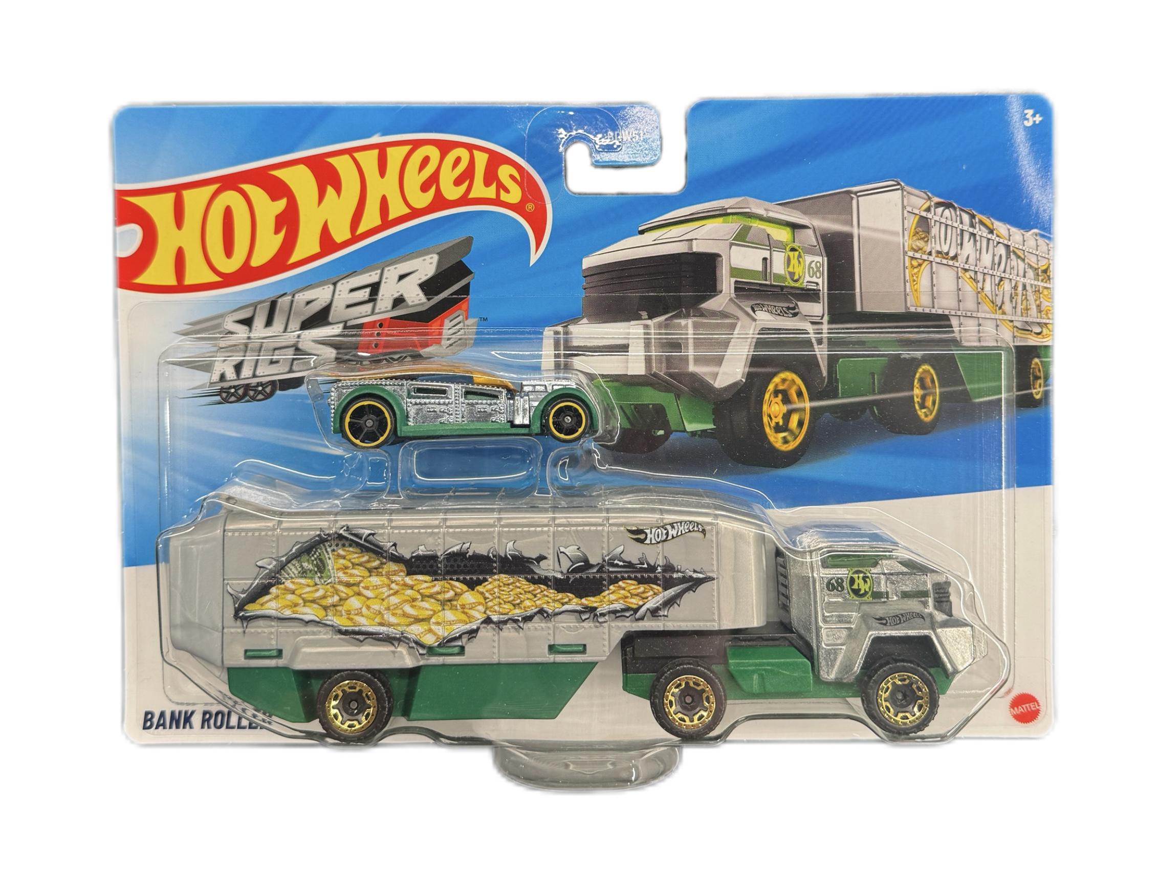 Игрушечный грузовик Hot Wheels Super Rigs Bank Roller (26612992)