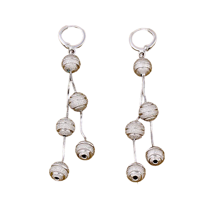 Серьги с серебряным покрытием X22315 (2063)