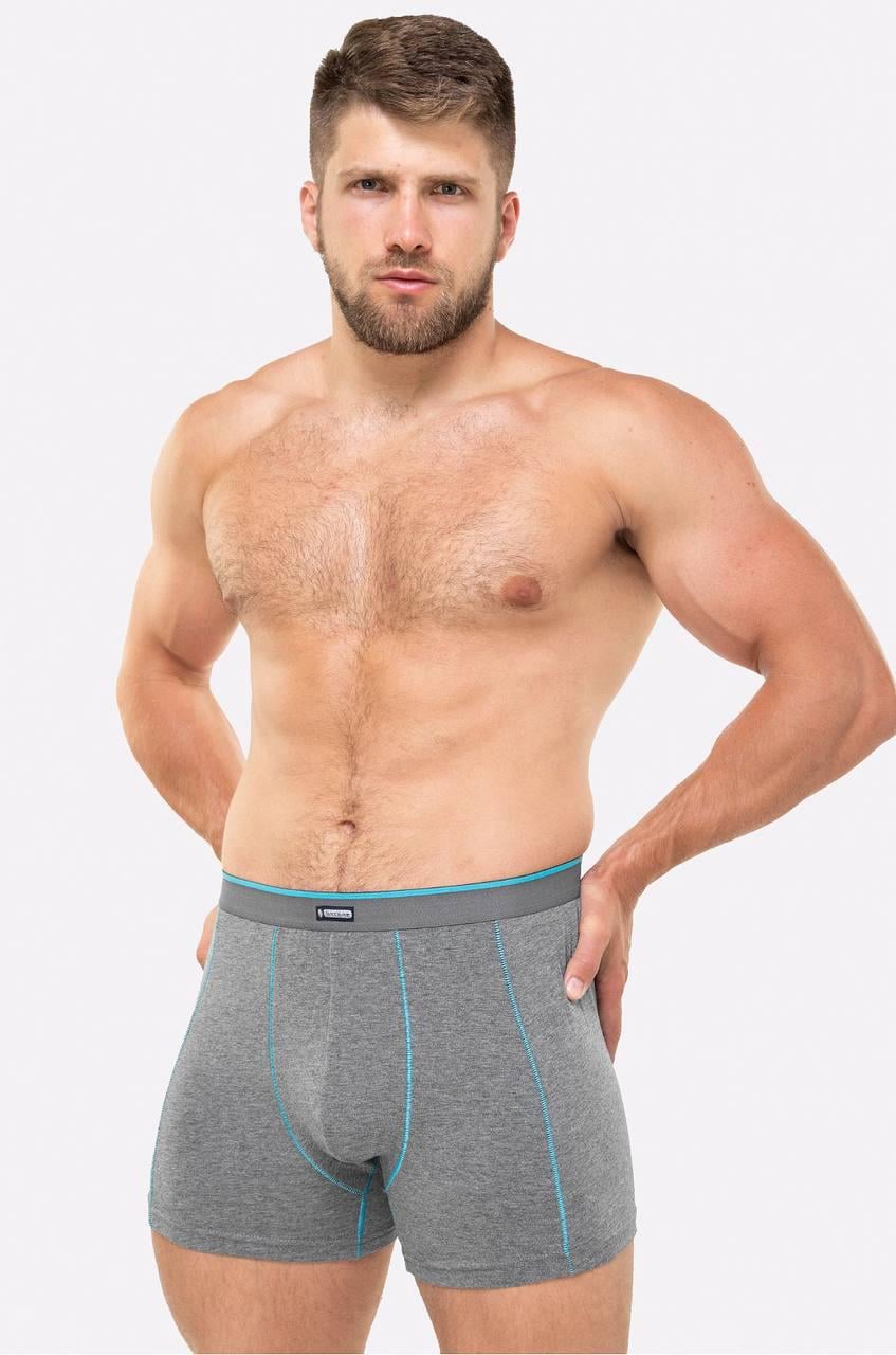 Трусы-боксеры мужские BAYKAR L р. 48-50 Темно-серый (1130-22)